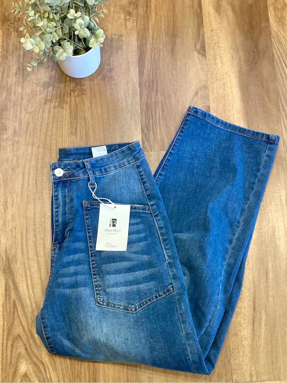 New with Tags Barrel Jeans